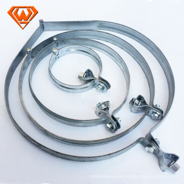 Galvanized Steel Double Wire Hose Clamp